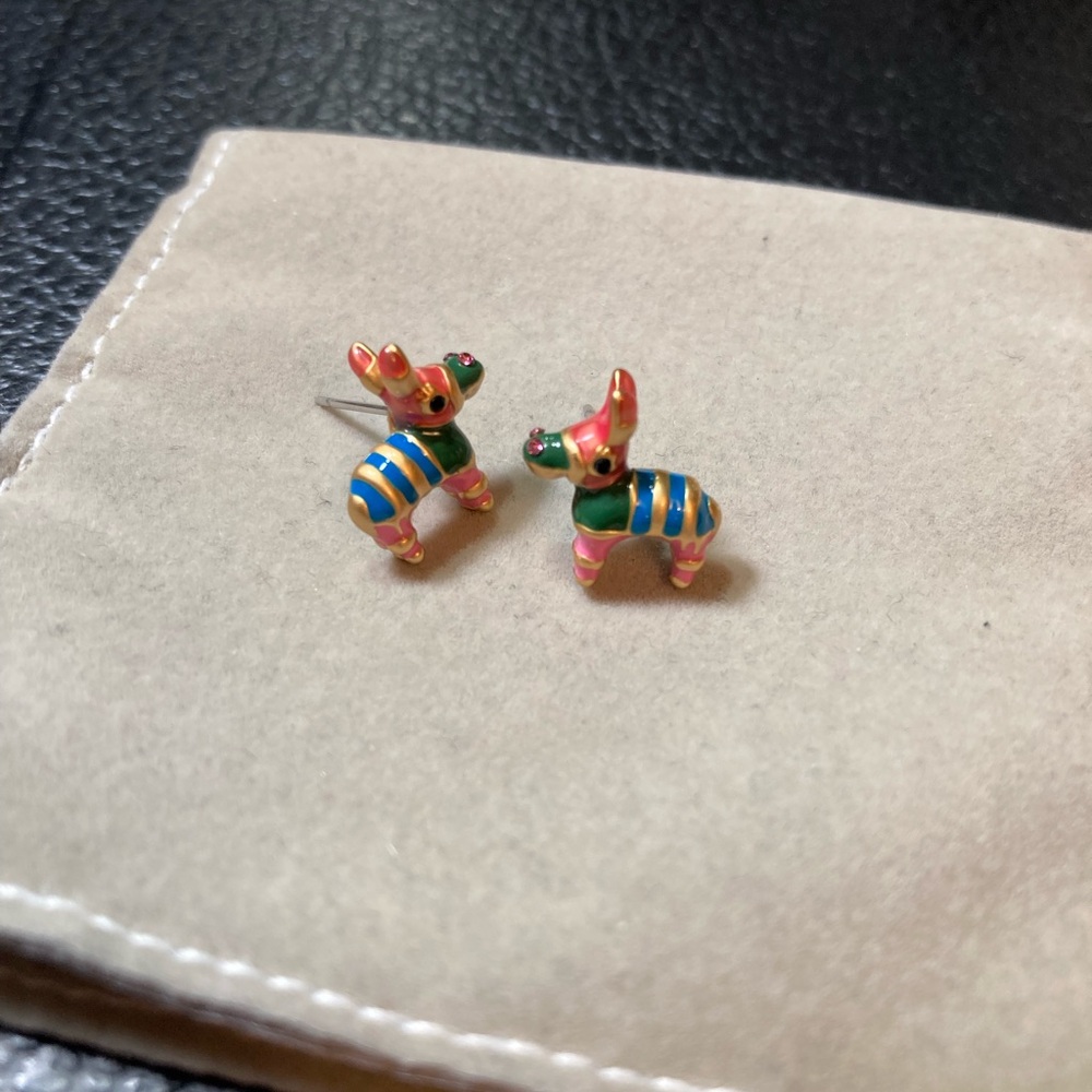 Zebra earrings